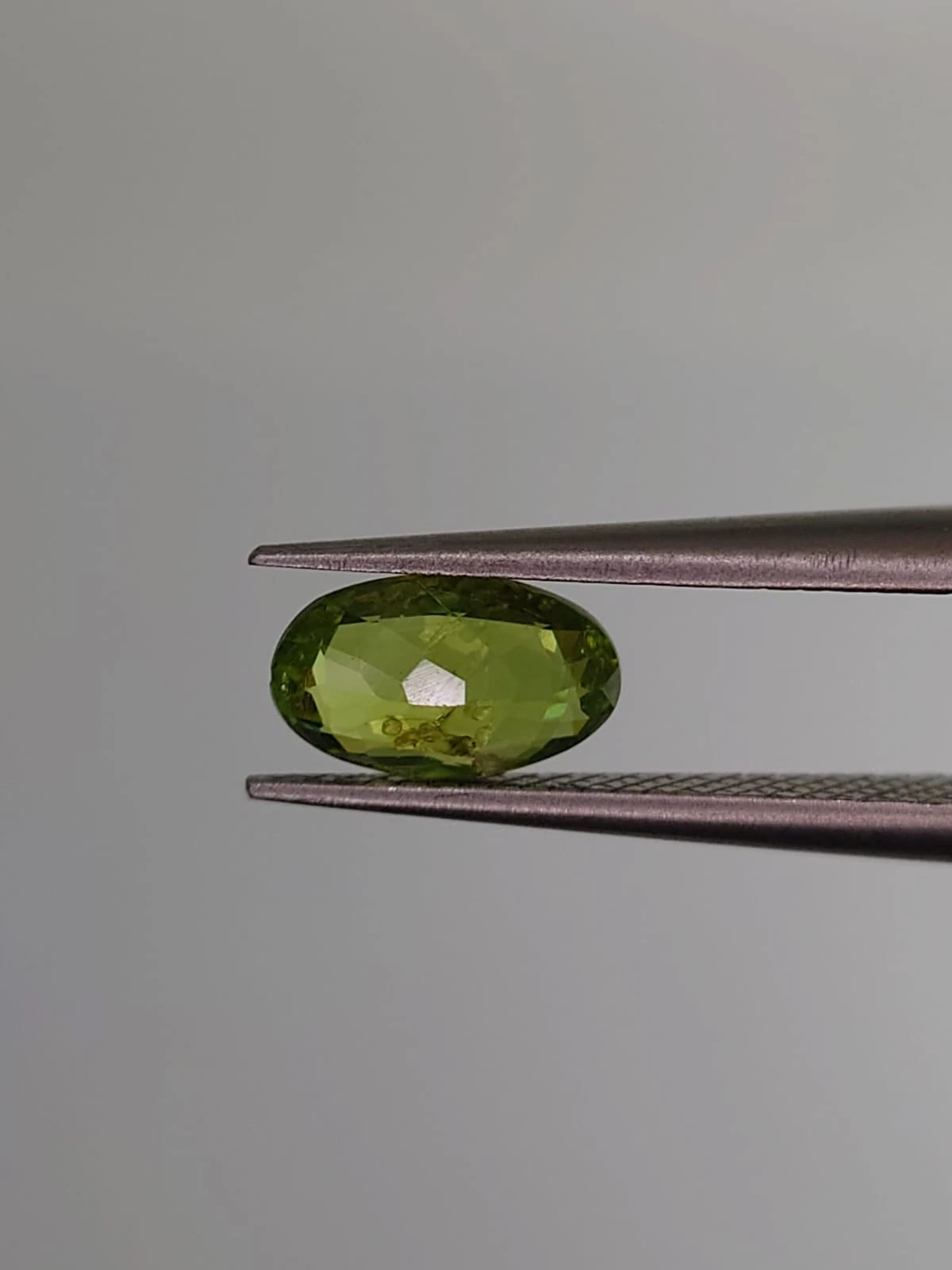 0.68ct Natural Oval cut Demantoid Garnet from Madagascar — view 4